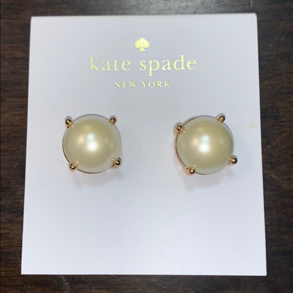Kate Spade Pearl Gumdrop Earrings